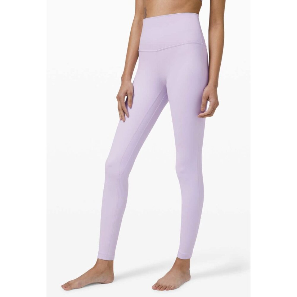 LULULEMON Align Pant 28" in Lavender Dew Size 12 Athleisure Workout Pastel